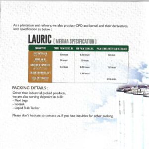 Lauric Palm Oil Product