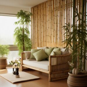 bamboo partition